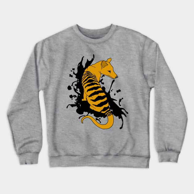 Thylacine Ink Crewneck Sweatshirt by Tinker and Bone Studio